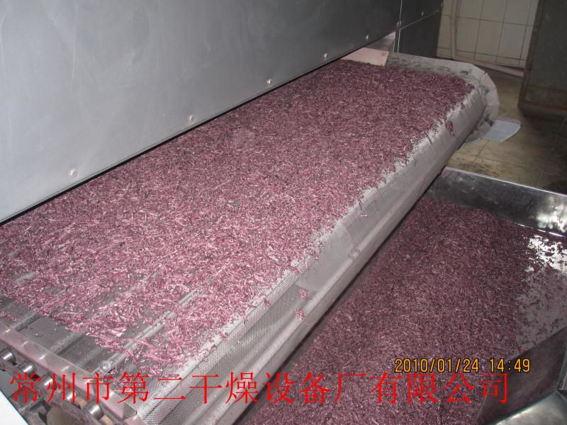 Special belt dryer for silica gel